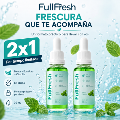 Full Fresh™ | Gotas naturales para el mal aliento
